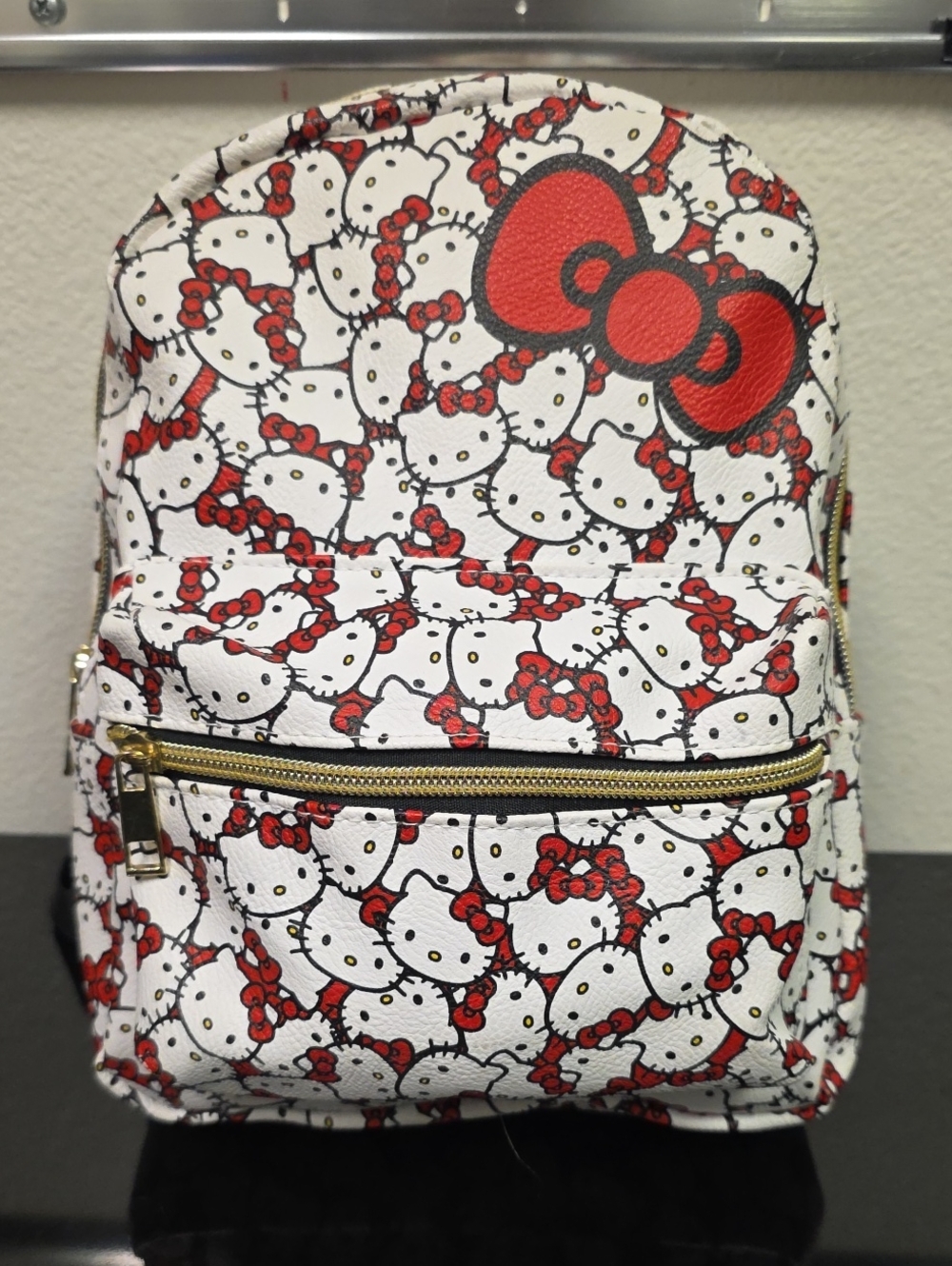Hello Kitty Sanrio Allover Character Print Mini Backpack New